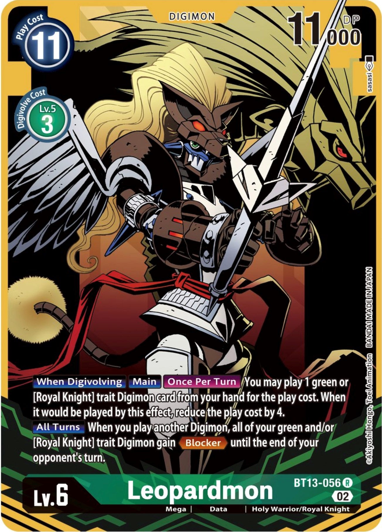 Leopardmon [BT13-056] (Alternate Art) [Versus Royal Knights Booster] | Cracking-Singles