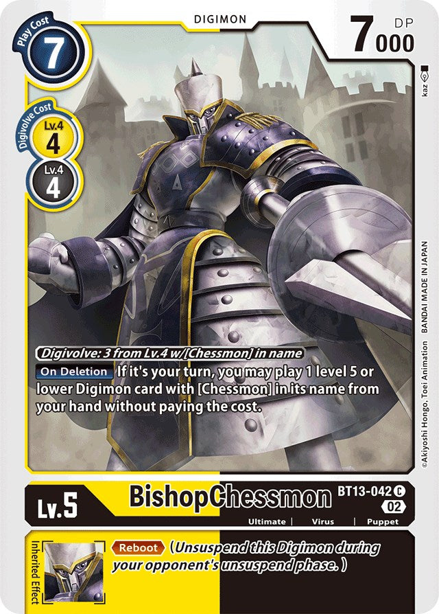 BishopChessmon [BT13-042] [Versus Royal Knights Booster] | Cracking-Singles