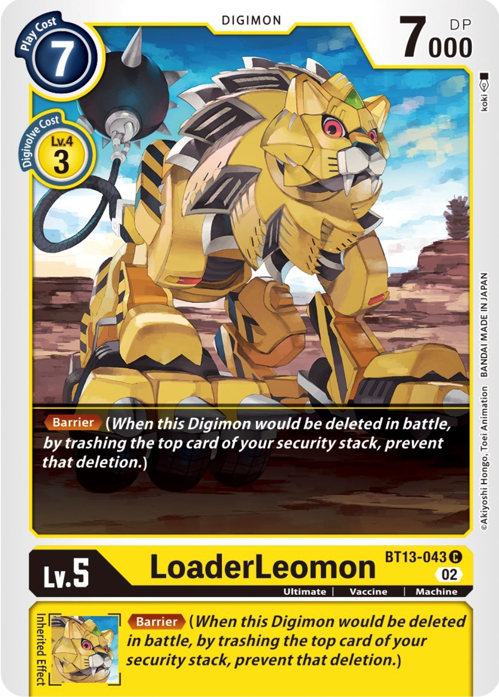 LoaderLeomon [BT13-043] [Versus Royal Knights Booster] | Cracking-Singles