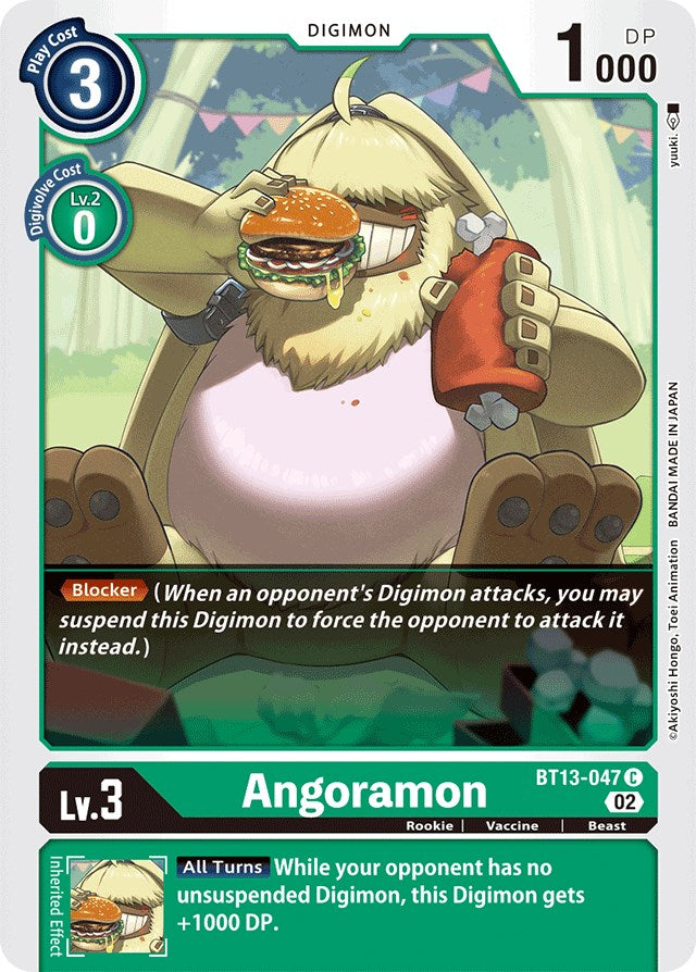 Angoramon [BT13-047] [Versus Royal Knights Booster] | Cracking-Singles