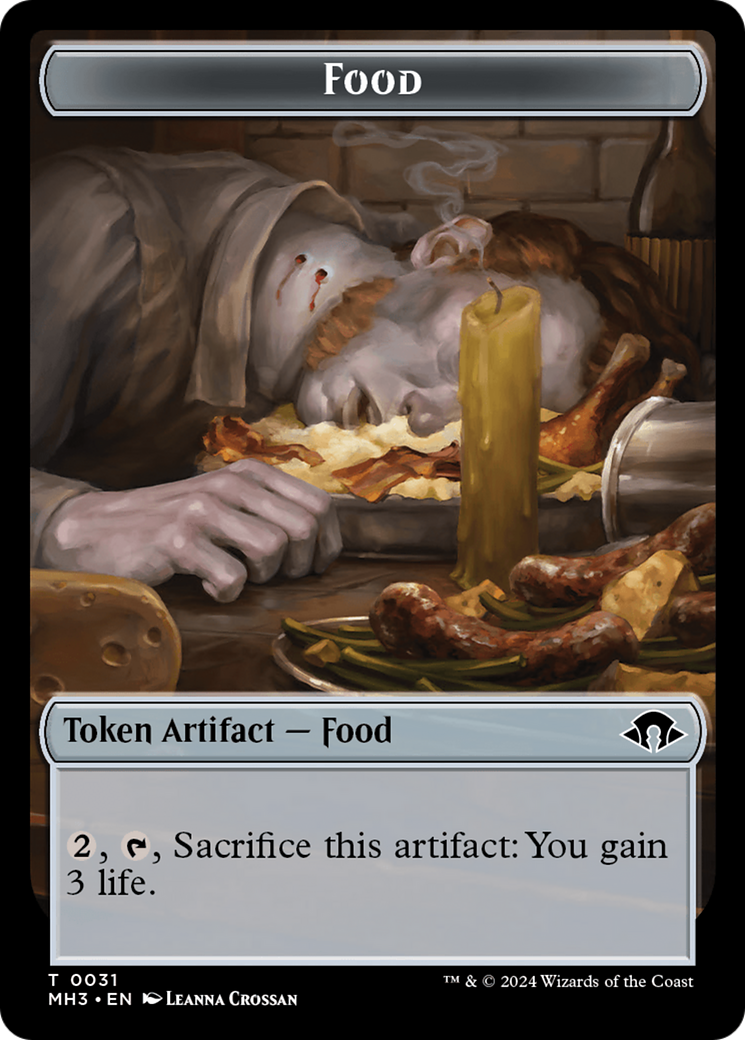 Eldrazi Spawn // Food Double-Sided Token [Modern Horizons 3 Tokens] | Cracking-Singles