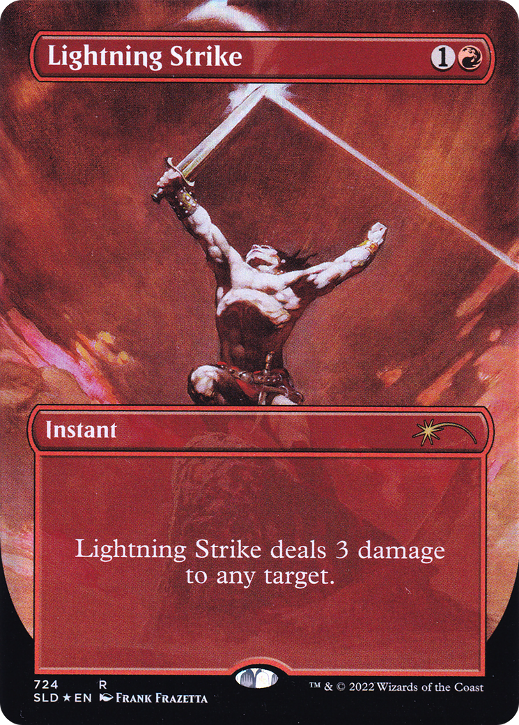 Lightning Strike (Borderless) [Secret Lair Drop Promos] | Cracking-Singles