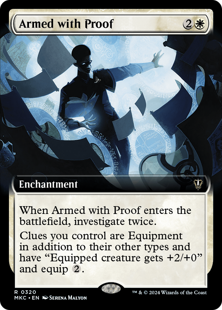 Armed with Proof (Extended Art) [Murders at Karlov Manor Commander] | Cracking-Singles