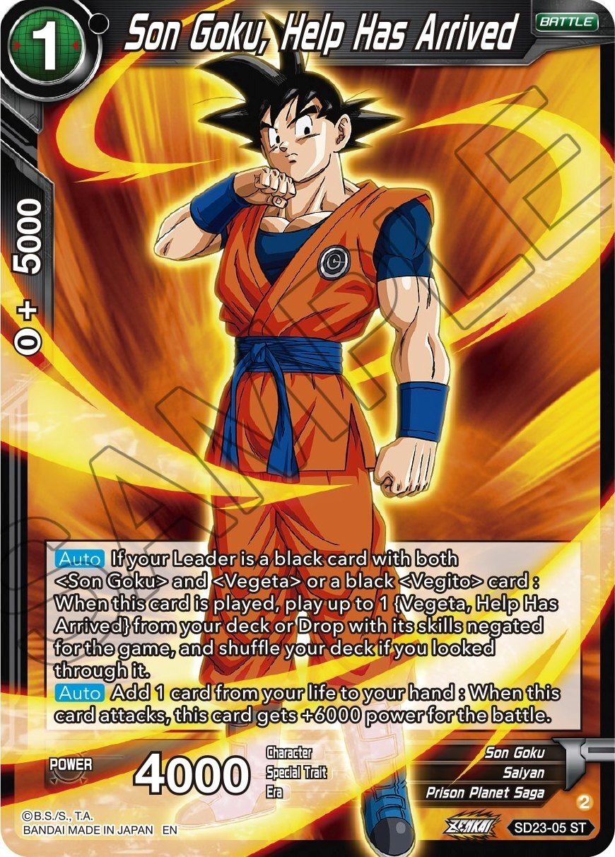 Son Goku, Help Has Arrived (SD23-05) [Critical Blow] | Cracking-Singles