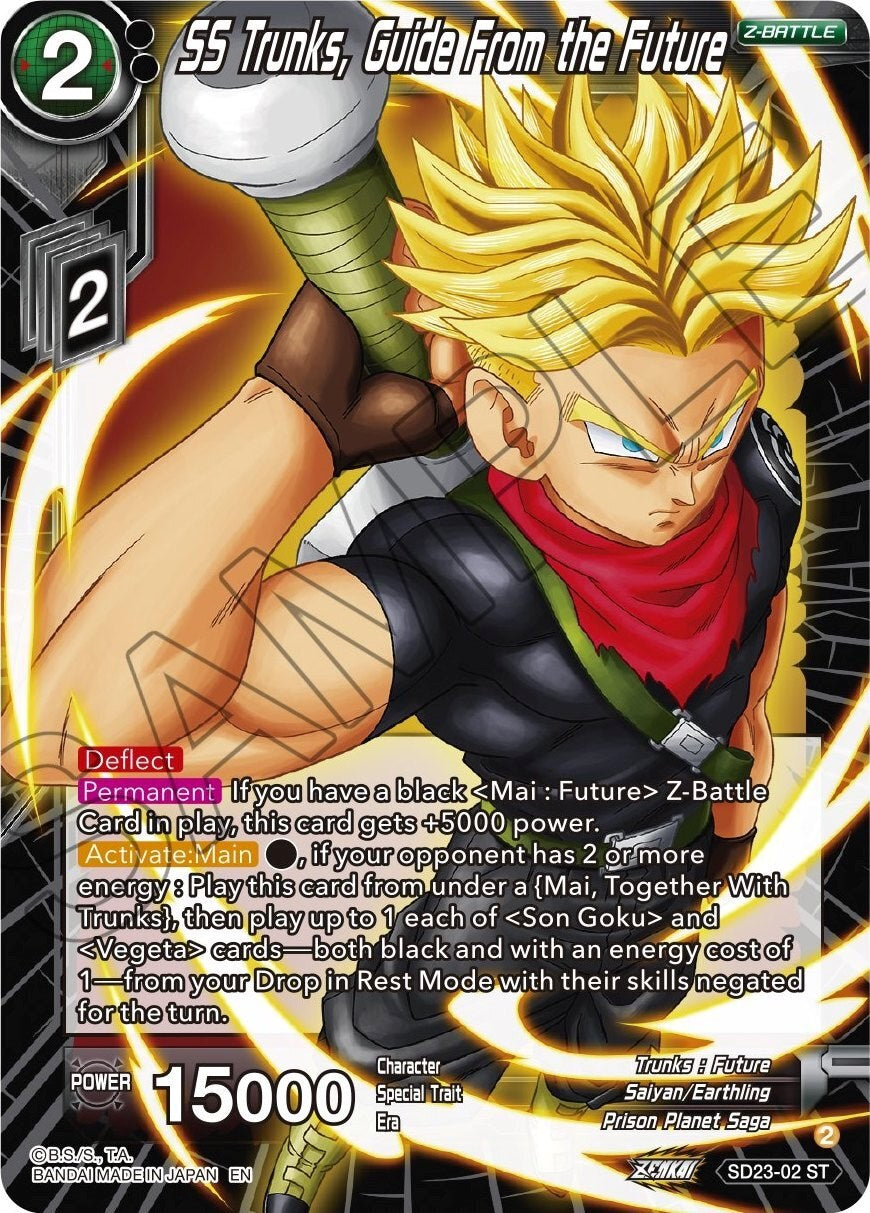 SS Trunks, Guide From the Future (SD23-02) [Critical Blow] | Cracking-Singles