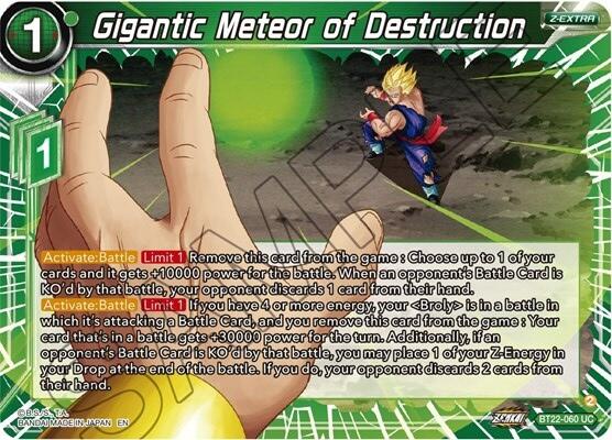 Gigantic Meteor of Destruction (BT22-060) [Critical Blow] | Cracking-Singles