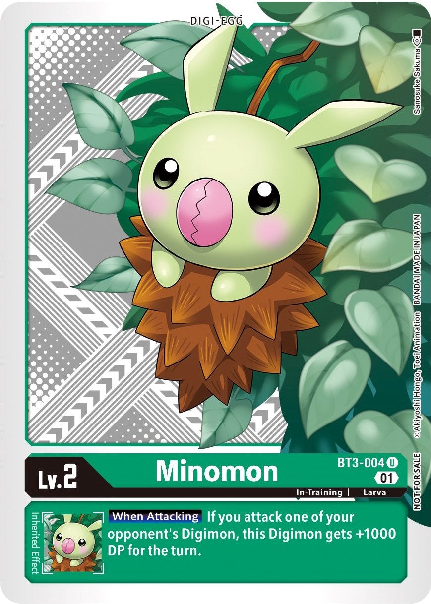 Minomon [BT3-004] (Winner Pack Xros Encounter) [Release Special Booster Promos] | Cracking-Singles