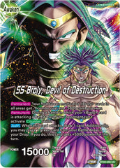 Broly & Paragus // SS Broly, Devil of Destruction (BT22-055) [Critical Blow] | Cracking-Singles