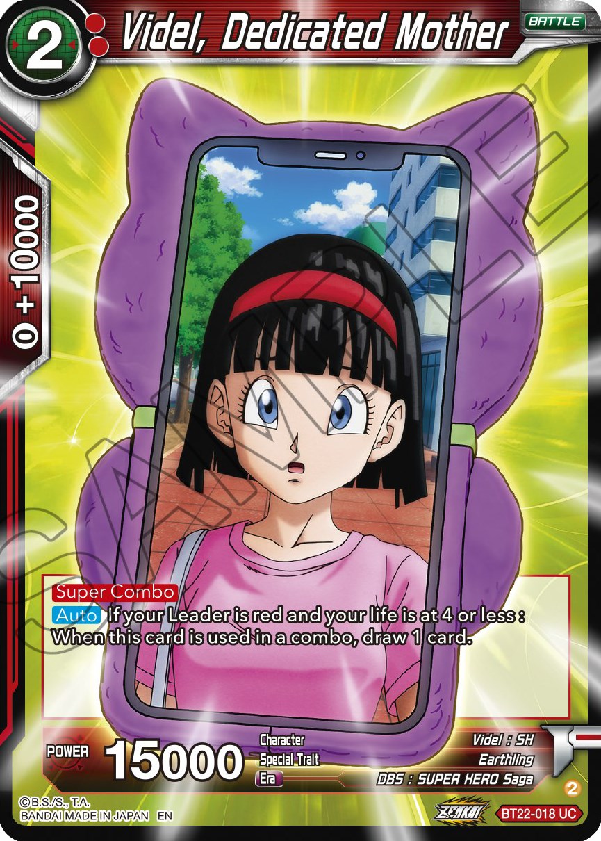 Videl, Dedicated Mother (BT22-018) [Critical Blow] | Cracking-Singles