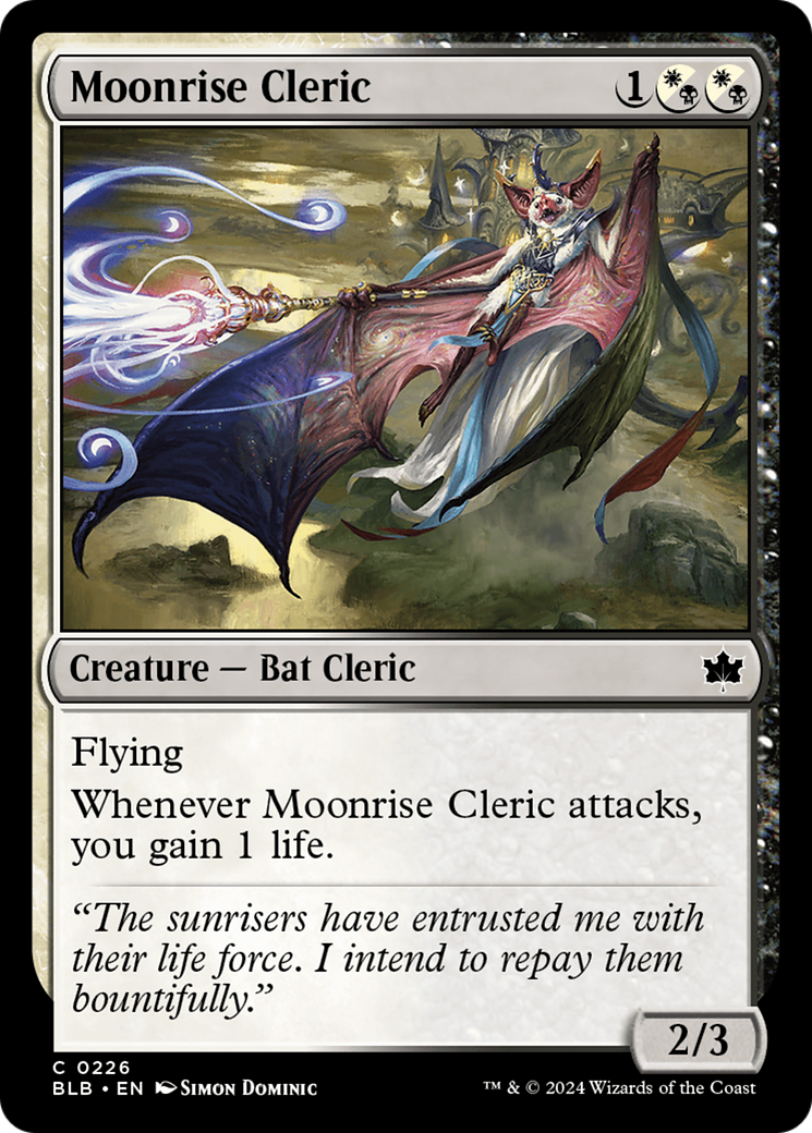 Moonrise Cleric [Bloomburrow] | Cracking-Singles