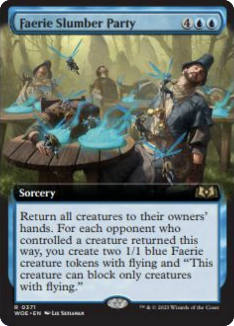 Faerie Slumber Party (Extended Art) [Wilds of Eldraine] | Cracking-Singles