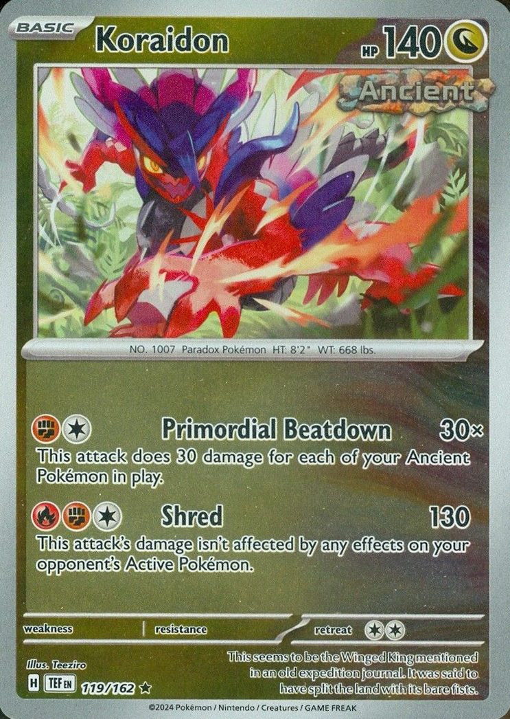 Koraidon (119/162) [Scarlet & Violet: Temporal Forces] | Cracking-Singles