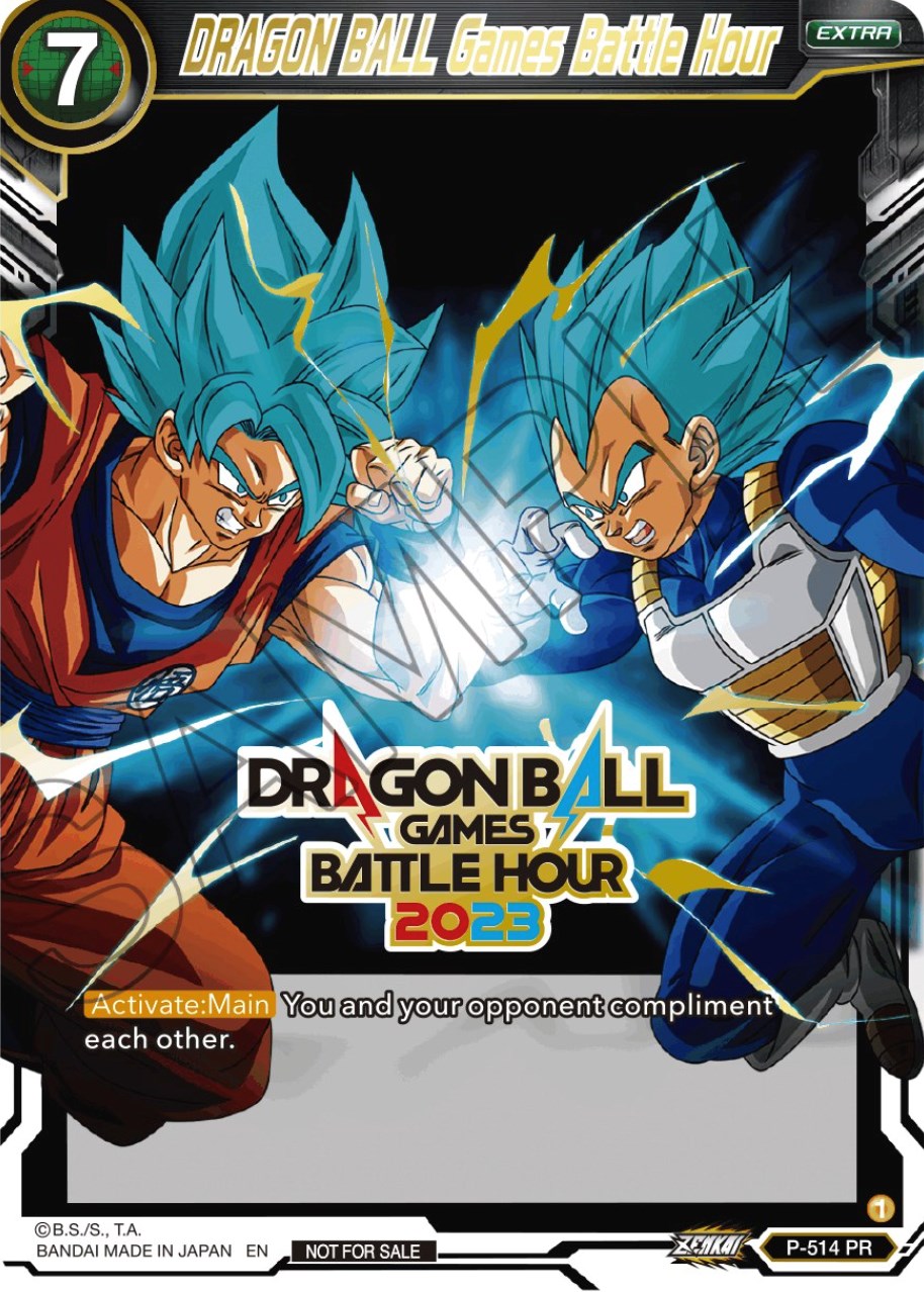 DRAGON BALL Games Battle Hour (Dragon Ball Games Battle Hour 2023 Promo Card Set) (P-514) [Promotion Cards] | Cracking-Singles