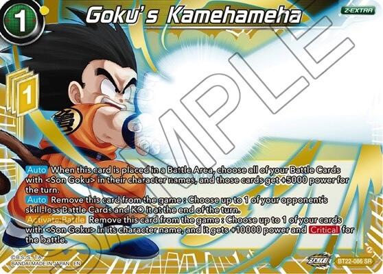 Goku's Kamechameha (BT22-086) [Critical Blow] | Cracking-Singles