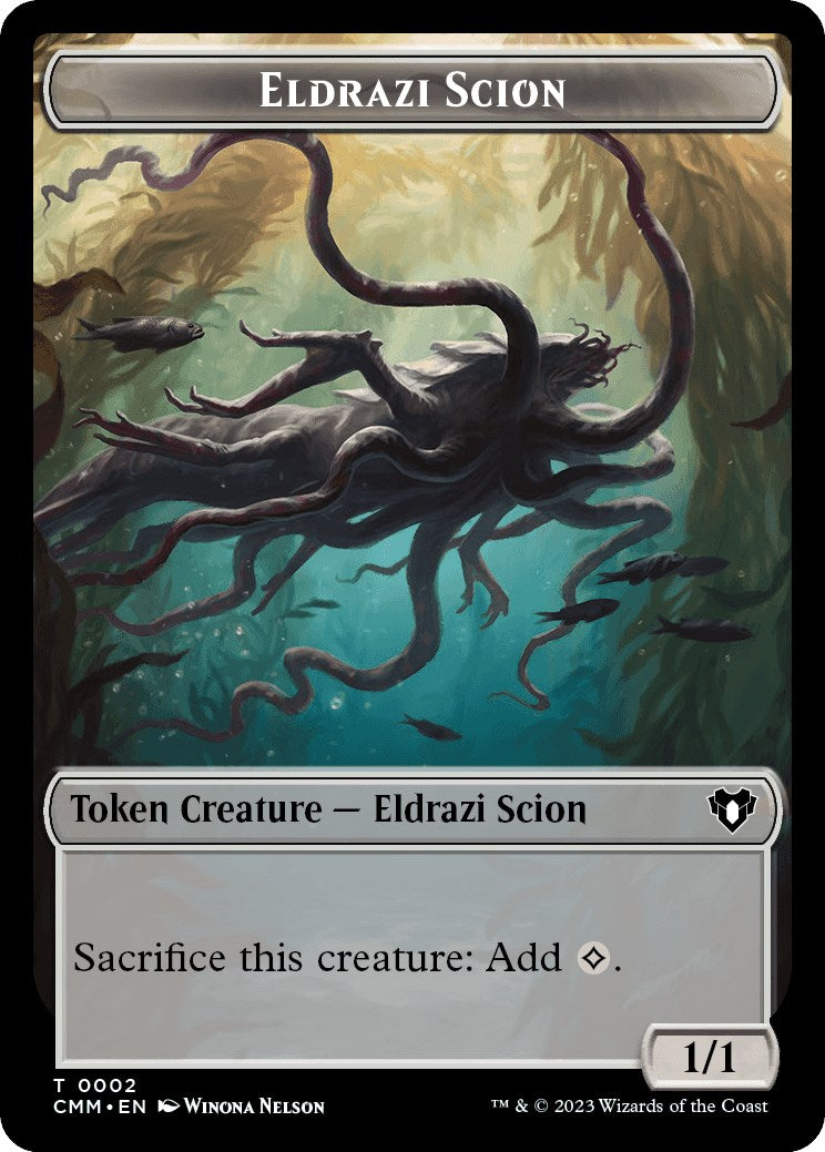 Eldrazi Scion // Phyrexian Beast Double-Sided Token [Commander Masters Tokens] | Cracking-Singles