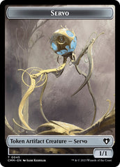 Servo // Thrull Double-Sided Token [Commander Masters Tokens] | Cracking-Singles