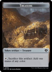 Treasure // Construct (0042) Double-Sided Token [Commander Masters Tokens] | Cracking-Singles