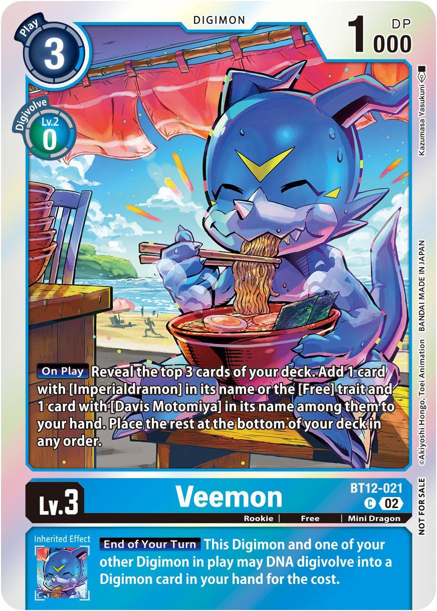 Veemon [BT12-021] (Gen Con 2023) [Promotional Cards] | Cracking-Singles