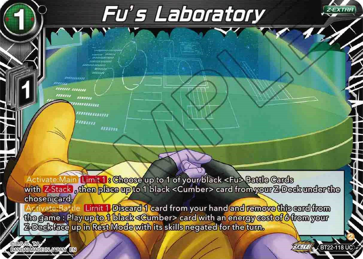 Fu's Laboratory (BT22-118) [Critical Blow] | Cracking-Singles