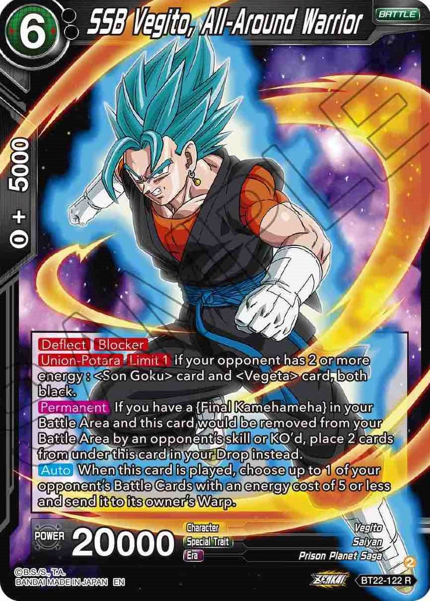 SSB Vegito, All-Around Warrior (BT22-122) [Critical Blow] | Cracking-Singles