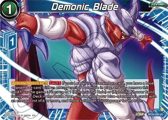 Demonic Blade (BT22-036) [Critical Blow] | Cracking-Singles