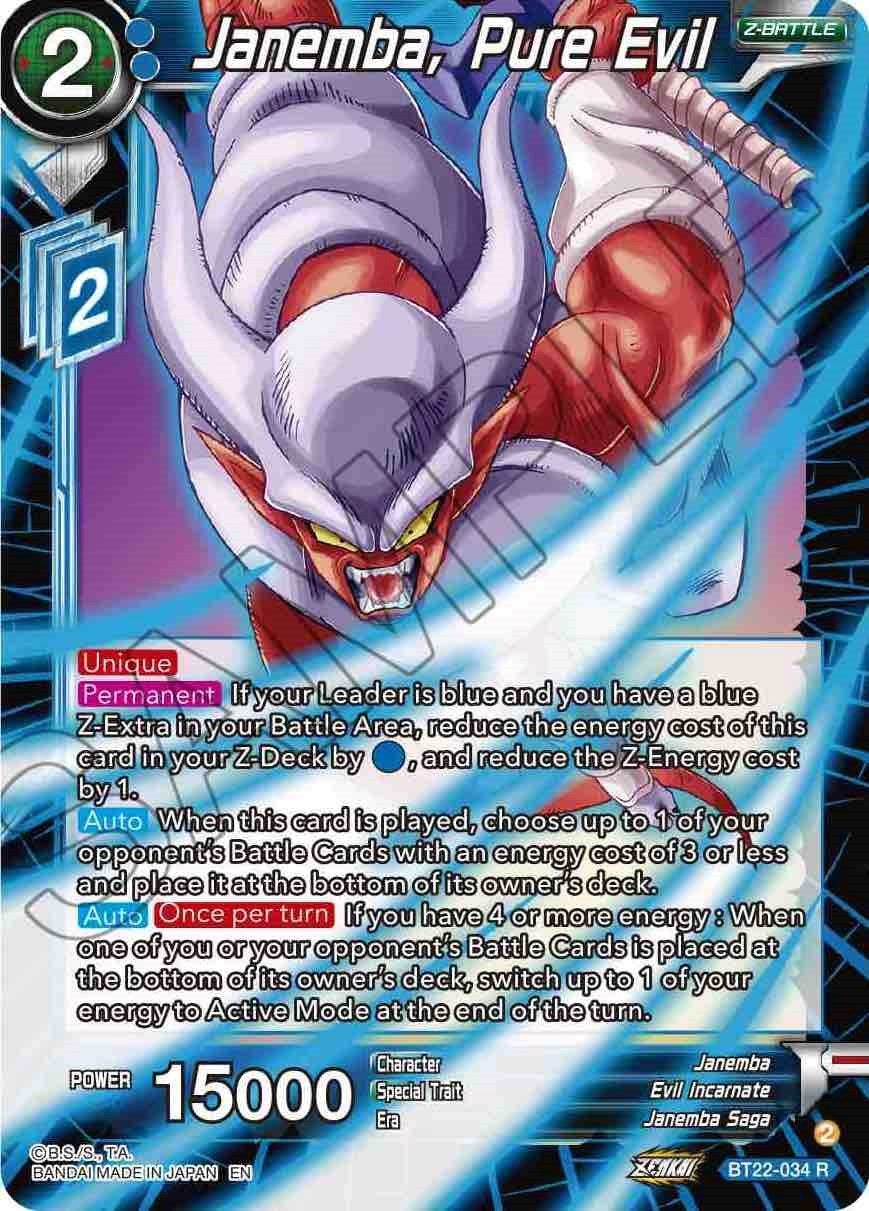 Janemba, Pure Evil (BT22-034) [Critical Blow] | Cracking-Singles