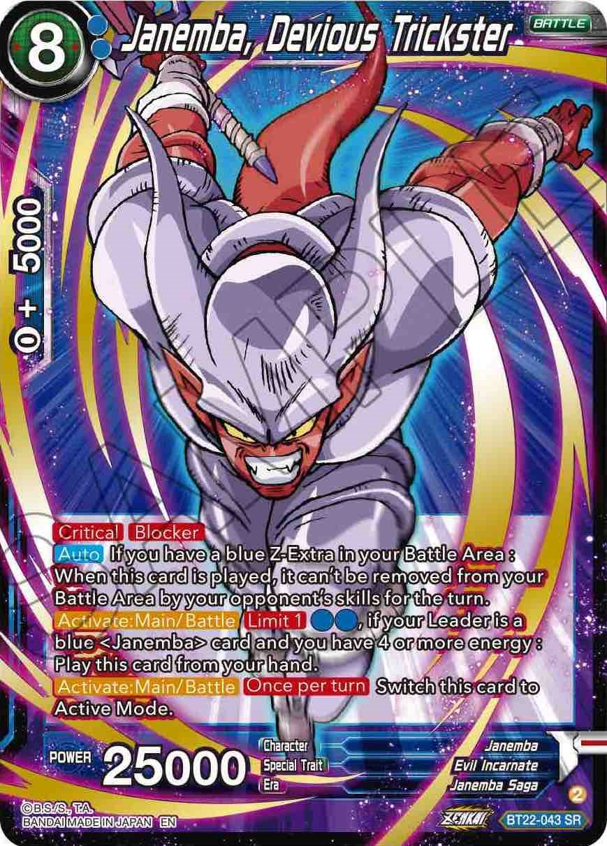 Janemba, Devious Trickster (BT22-043) [Critical Blow] | Cracking-Singles