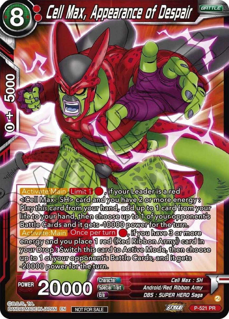 Cell Max, Appearance of Despair (Zenkai Series Tournament Pack Vol.5) (P-521) [Tournament Promotion Cards] | Cracking-Singles