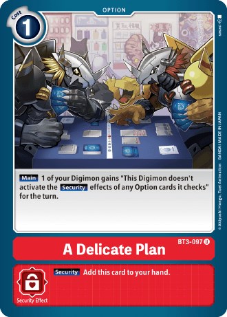 A Delicate Plan [BT3-097] (Revision Pack 2021) [Release Special Booster Promos] | Cracking-Singles