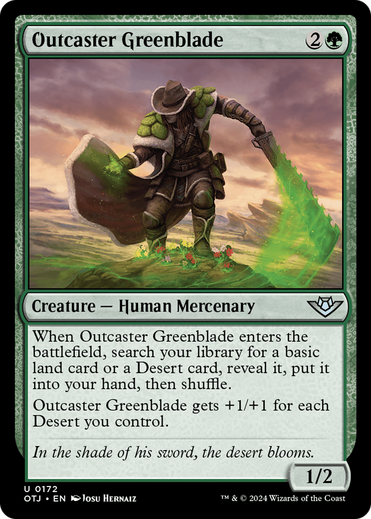 Outcaster Greenblade [Outlaws of Thunder Junction] | Cracking-Singles