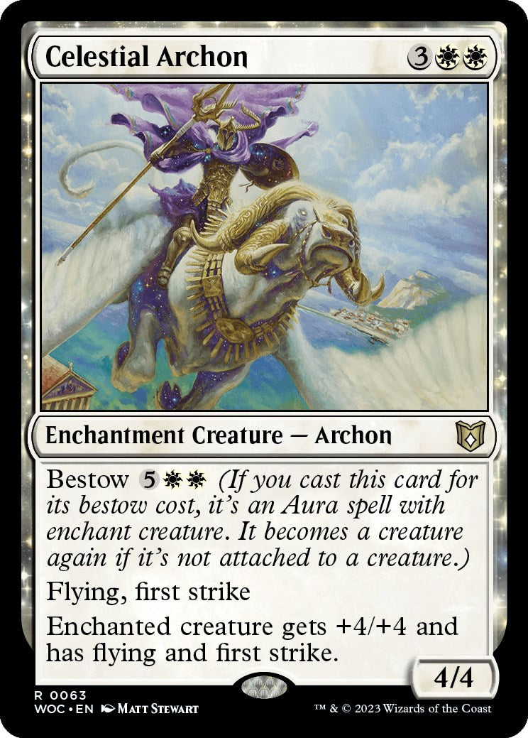 Celestial Archon [Wilds of Eldraine Commander] | Cracking-Singles