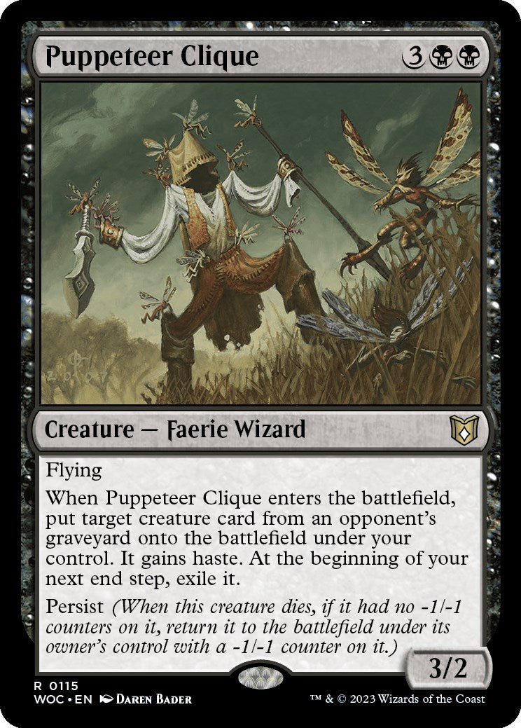 Puppeteer Clique [Wilds of Eldraine Commander] | Cracking-Singles