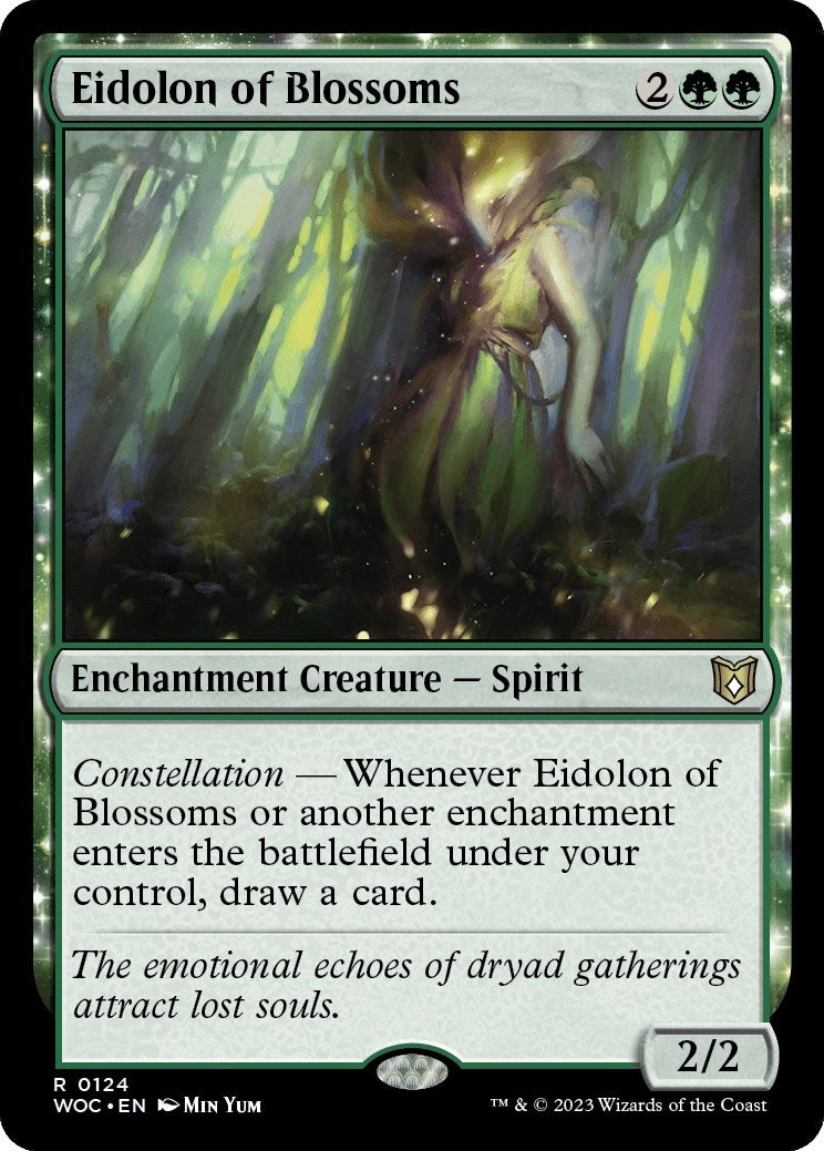 Eidolon of Blossoms [Wilds of Eldraine Commander] | Cracking-Singles