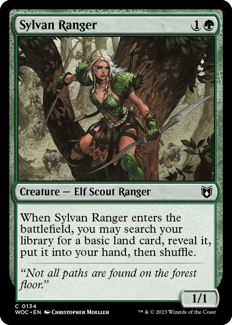 Sylvan Ranger [Wilds of Eldraine Commander] | Cracking-Singles