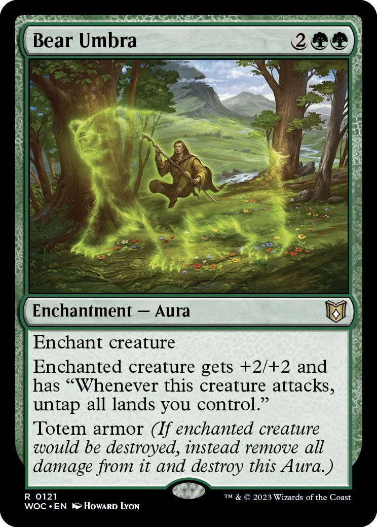 Bear Umbra [Wilds of Eldraine Commander] | Cracking-Singles