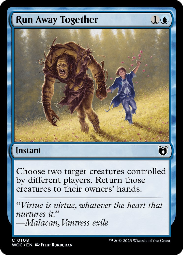 Run Away Together [Wilds of Eldraine Commander] | Cracking-Singles