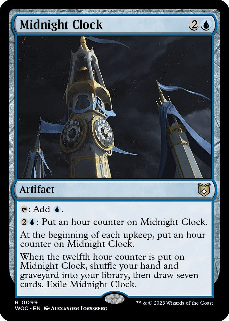 Midnight Clock [Wilds of Eldraine Commander] | Cracking-Singles