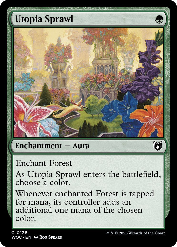 Utopia Sprawl [Wilds of Eldraine Commander] | Cracking-Singles