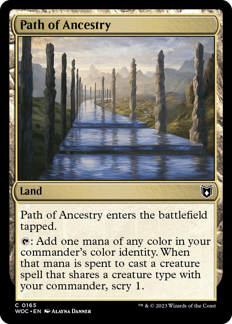 Path of Ancestry [Wilds of Eldraine Commander] | Cracking-Singles