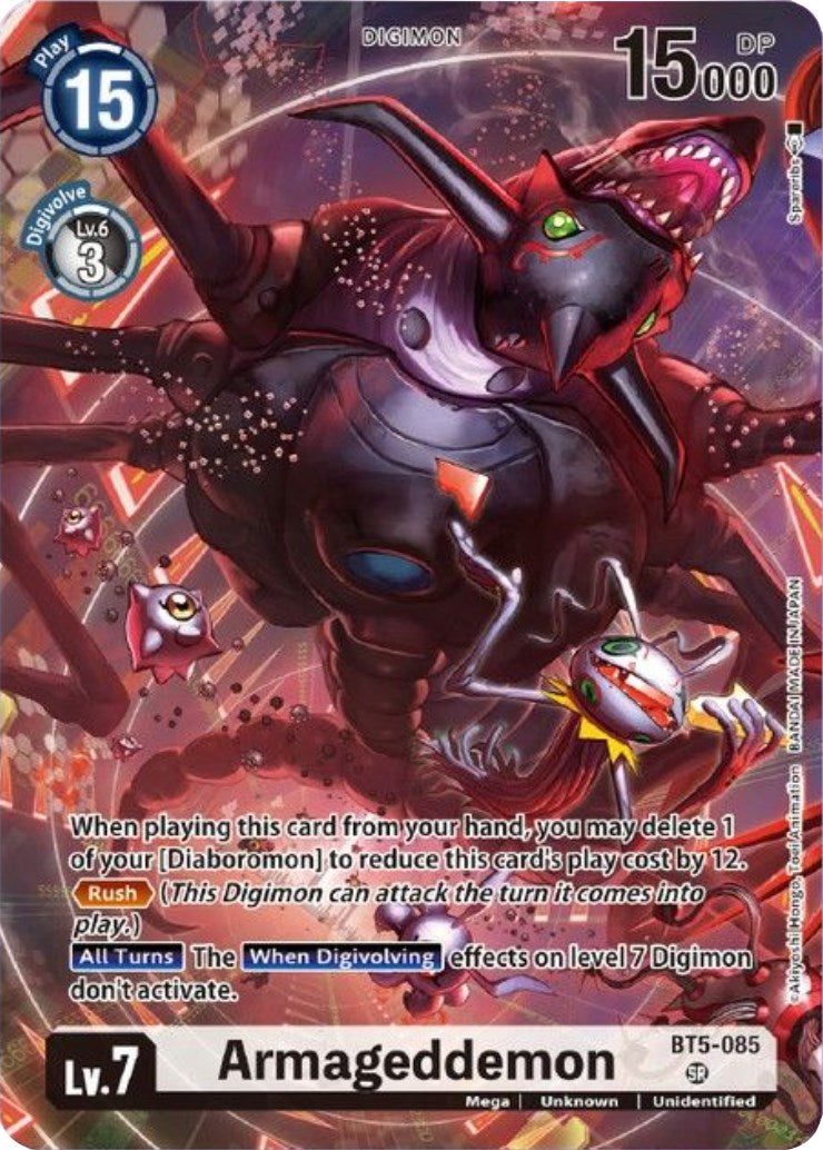 Armageddemon [BT5-085] (Tamer Goods Set Diaboromon) [Battle of Omni Promos] | Cracking-Singles