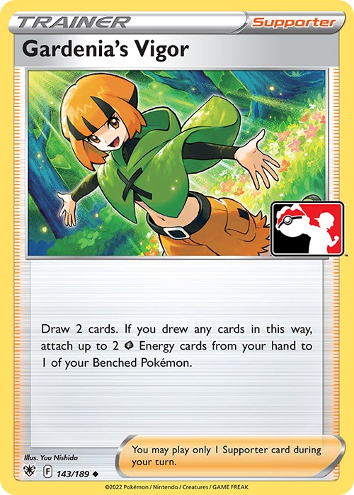 Gardenia's Vigor (143/189) [Prize Pack Series Three] | Cracking-Singles