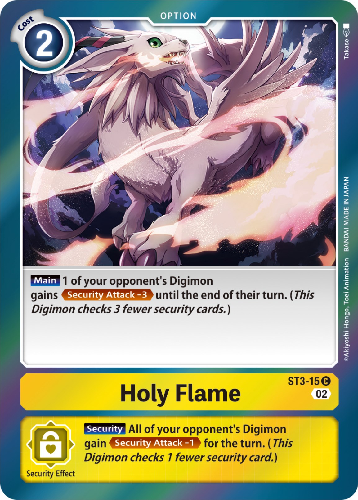 Holy Flame [ST3-015] [Resurgence Booster] | Cracking-Singles