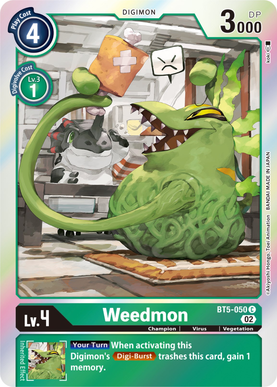 Weedmon [BT5-050] [Resurgence Booster] | Cracking-Singles