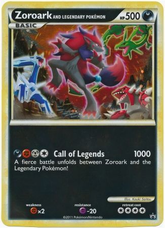 Zoroark and Legendary Pokemon (Jumbo Card) [Miscellaneous Cards] | Cracking-Singles