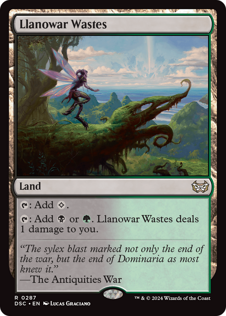 Llanowar Wastes [Duskmourn: House of Horror Commander] | Cracking-Singles