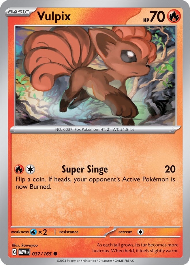 Vulpix (037/165) [Scarlet & Violet: 151] | Cracking-Singles