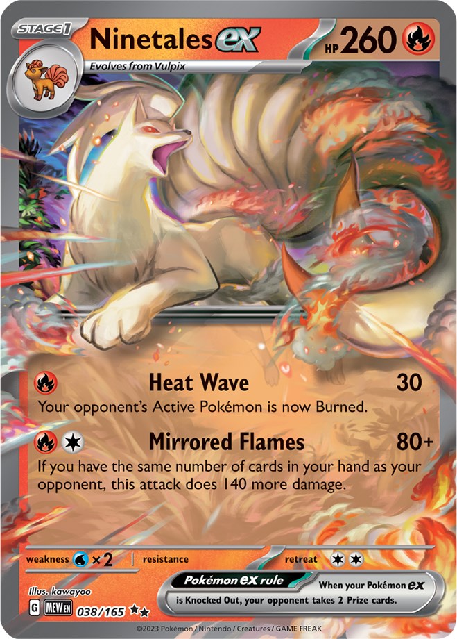 Ninetales ex (038/165) [Scarlet & Violet: 151] | Cracking-Singles