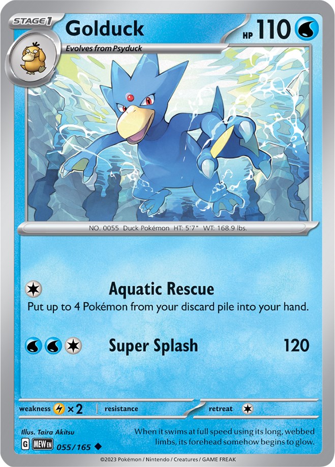 Golduck (055/165) [Scarlet & Violet: 151] | Cracking-Singles