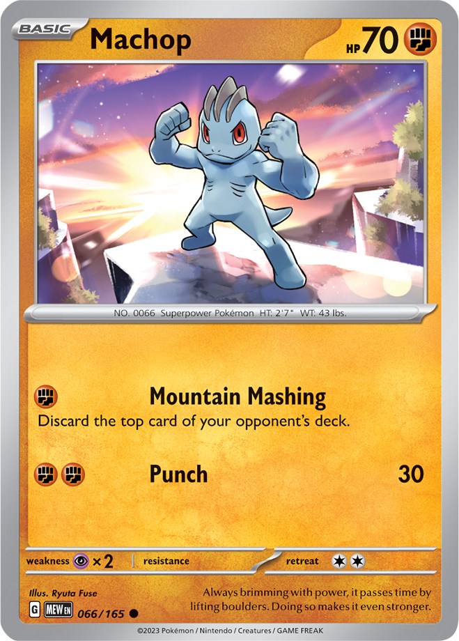 Machop (066/165) [Scarlet & Violet: 151] | Cracking-Singles