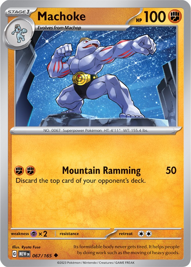 Machoke (067/165) [Scarlet & Violet: 151] | Cracking-Singles